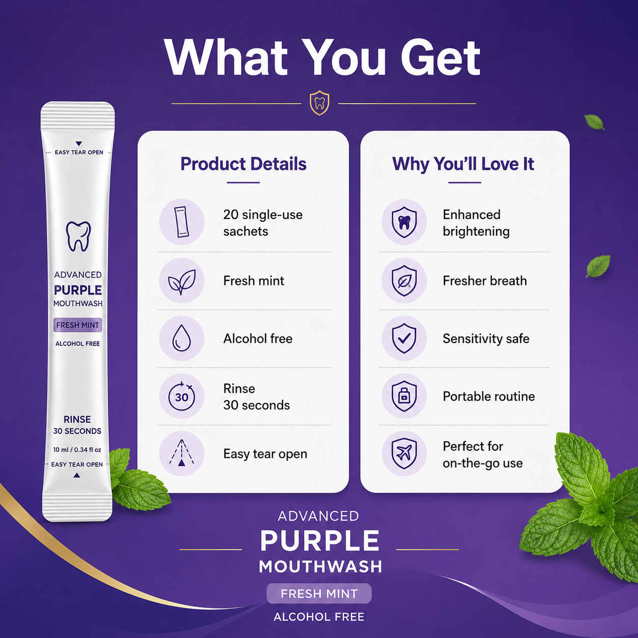 Premium Purple Mouthwash™